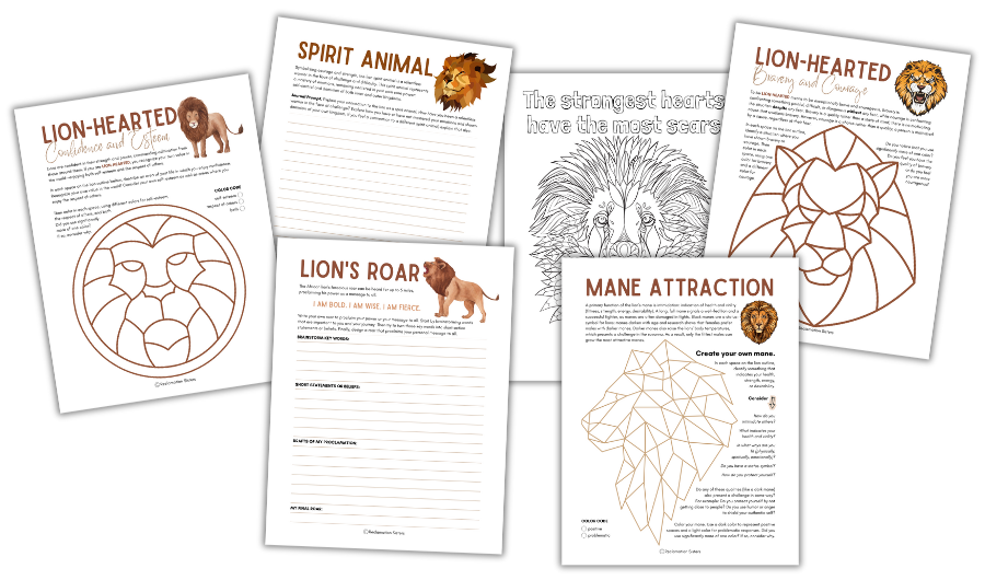 Art Therapy: Lion Inside