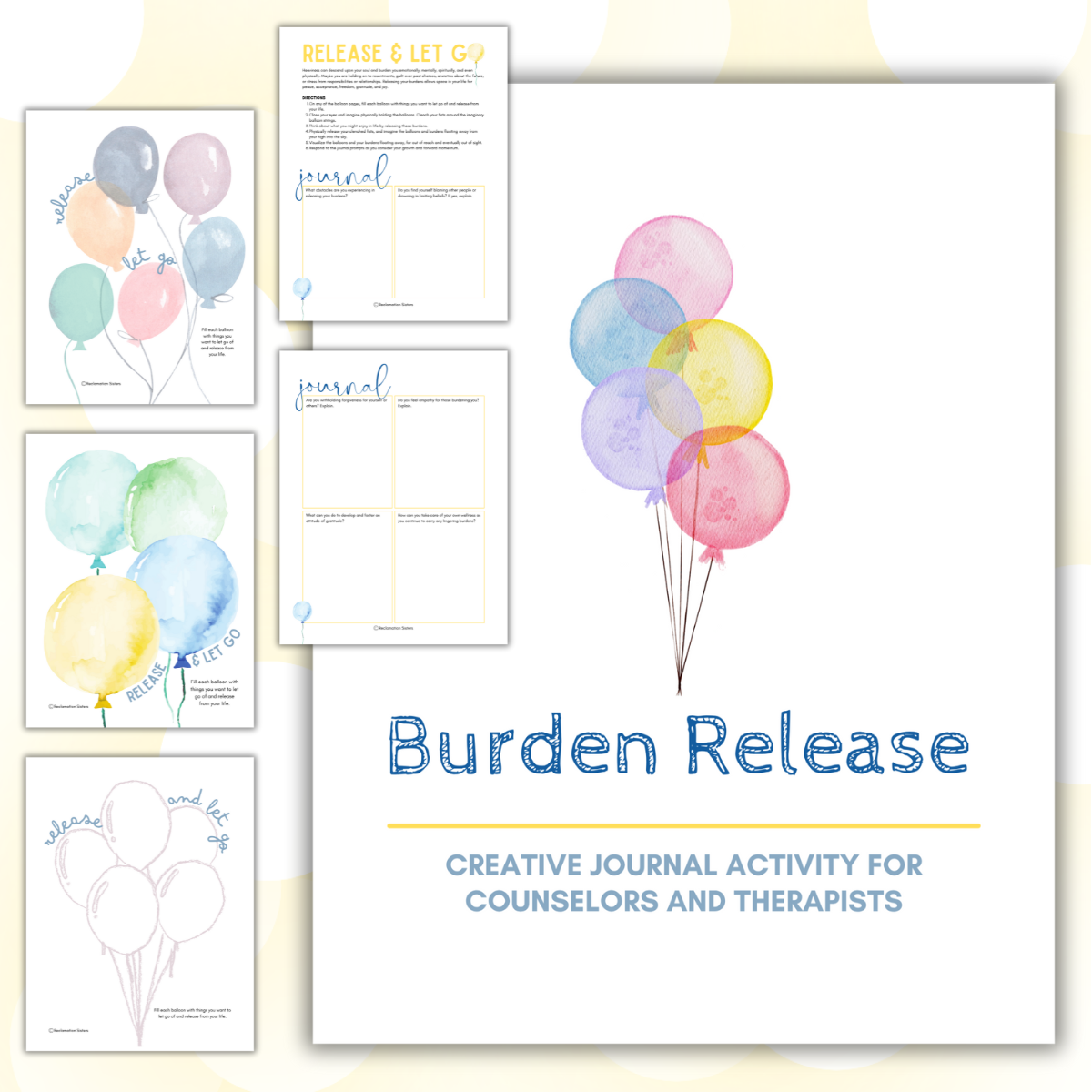 Creative Journaling: Balloon Burden Release