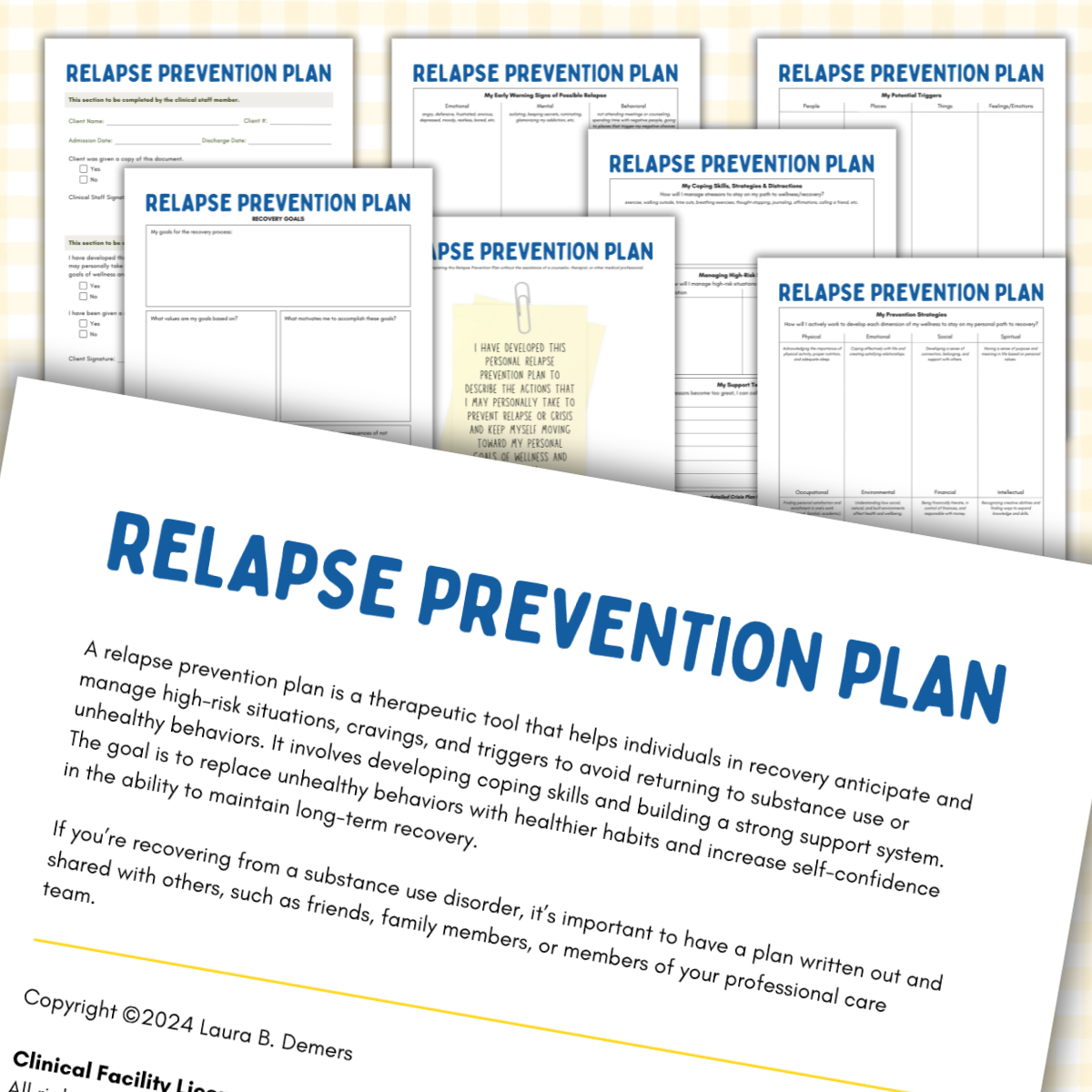 crisis plan from Reclamation Sisters