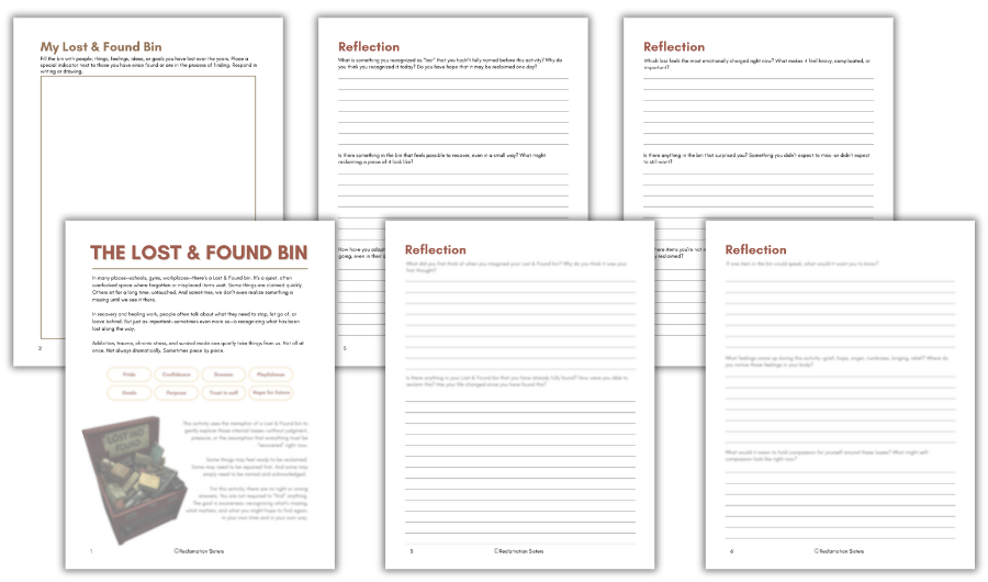 Therapy Activity: Lost and Found