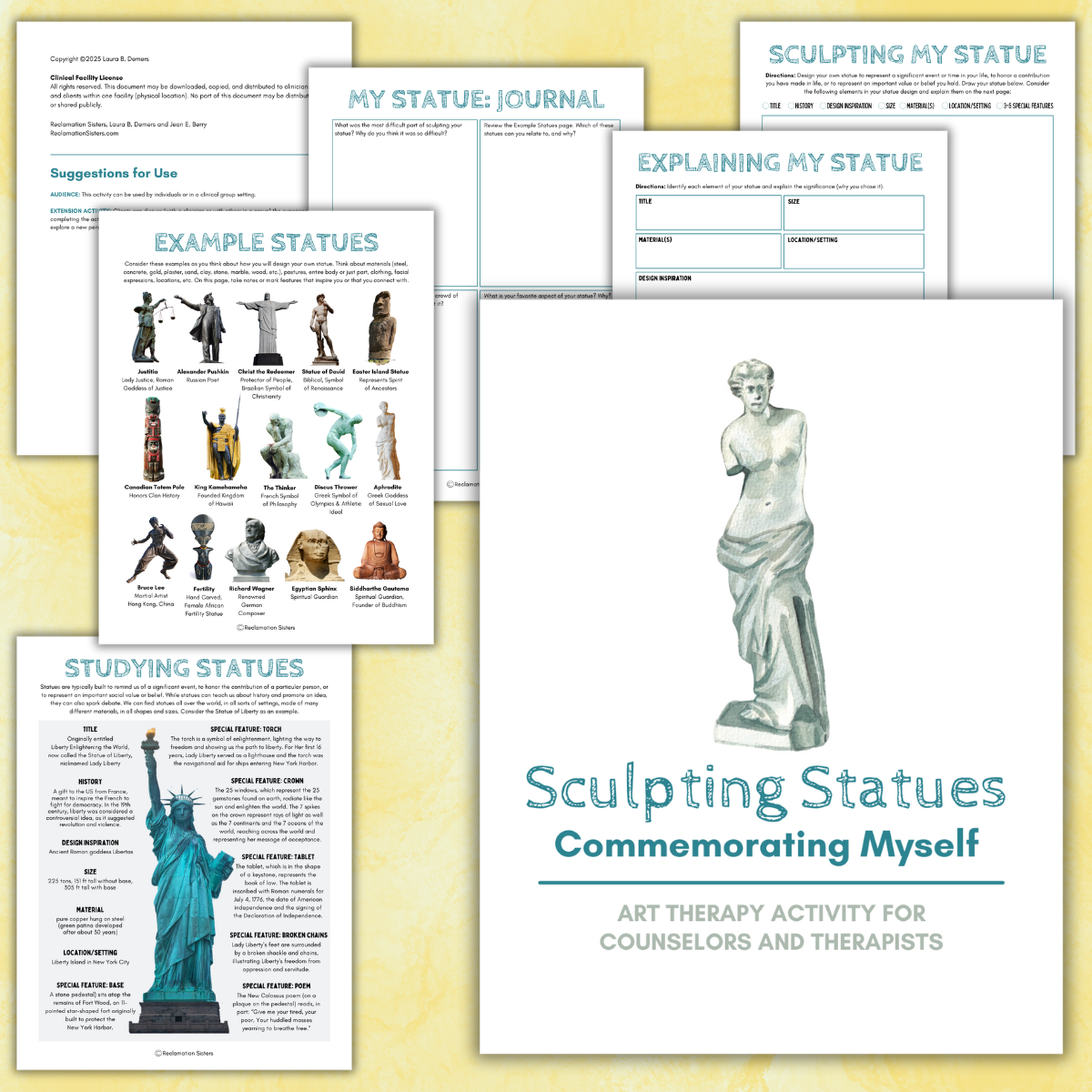 Art Therapy: Sculpting Statues